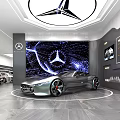 Car Dealership Showroom With Modern Design And Car Displays