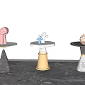 Light Luxury Round Several Corner Several Combination 3d model