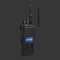 Motorola MOTOTRBO Black Two Way Radio With Antenna Keypad And Screen