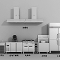 Modern Kitchen 3d model