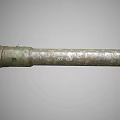 Military Weapon Featuring Shark Mouth Design Green Camouflage And Tail Fins