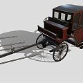 Modern carriage 3d model