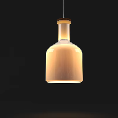 Modern chandelier 3d model