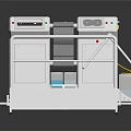 Industrial Sanitizing Equipment With Metal Structure Control Panels And Foot Pedal