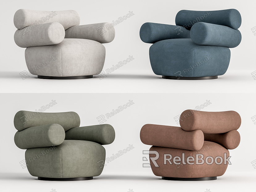 Modern Single Sofa Leisure Chair model