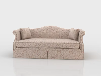 Jane Europe double sofa multi-person sofa 3d model