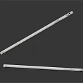 Silver Metal Paper Clip With Black Base And Reflective Surface For Office Use