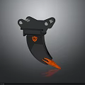 Black And Red Tactical Claw Melee Weapon With Sharp Blade And RG Logo