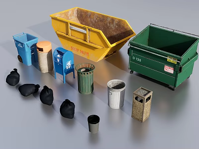 Sanitation facilities 3d model