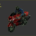 Motorcycle Two-wheeled Motorcycle Cross-country Motorcycle Road Race Motorcycle Motor Vehicle Transport 3d model