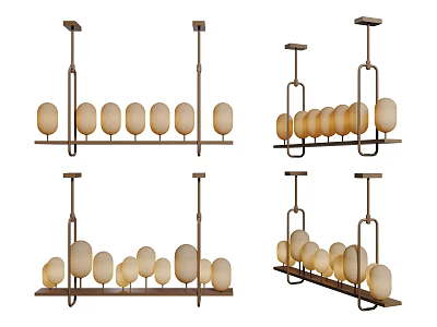 Modern Chandelier Art Chandelier Spherical Chandelier 3d model
