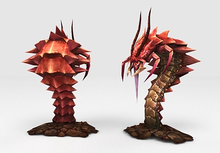 Modern Game Character Hundred Foot Monster Beast Game Character 3d model