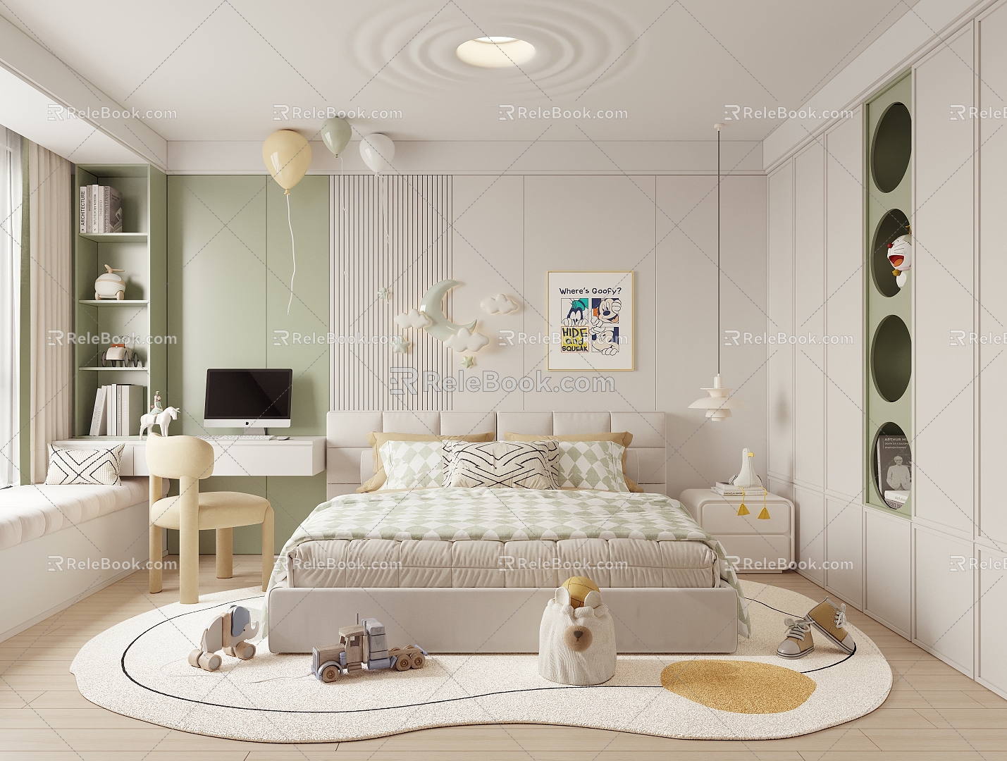 Children's bedroom 3d model