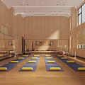 Dance Classroom 3d model