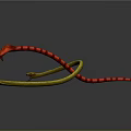 snake cobra venomous snake python reptile cold-blooded animal reptile 3d model