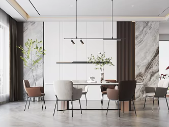 Modern Restaurant 3d model