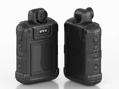 Law enforcement recorder police body camera 3d model