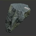 Natural Blue Green Yellow Veined Stone With Rough Surface For Decorative Use