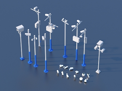 Surveillance camera probe 3d model