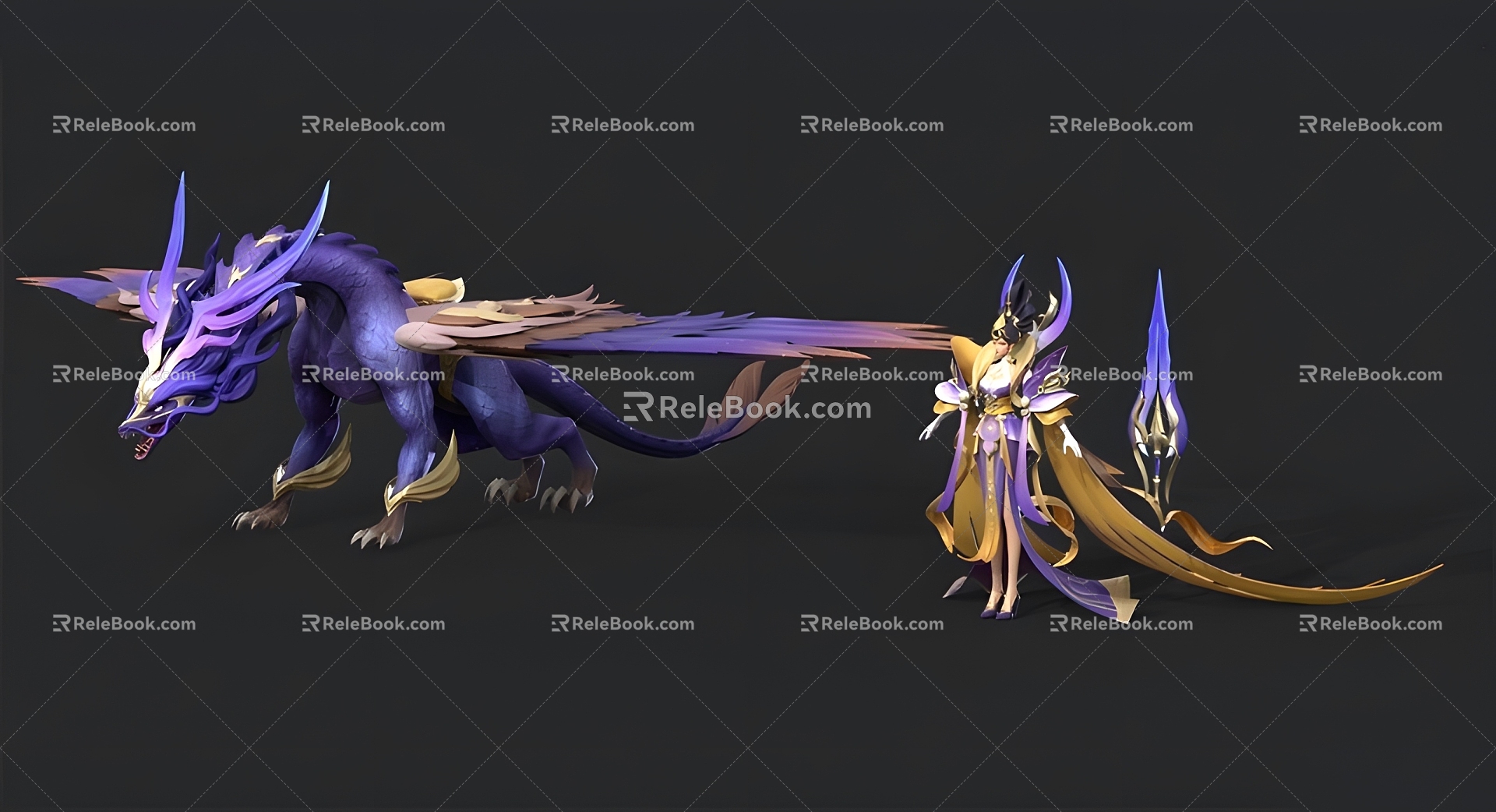 Queen Dragon 3d model