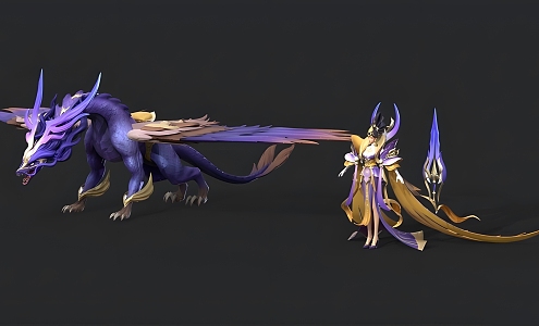 Queen Dragon 3d model