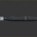 Streamlined Metallic Watercraft With Shiny Surface Elongated Structure And Propulsion System