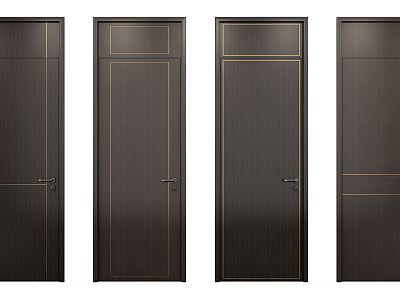 Modern swing door single door model