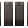 Modern swing door single door 3d model