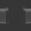 Wooden Multi Tier Shelving Unit with Slatted Shelves for Home Storage
