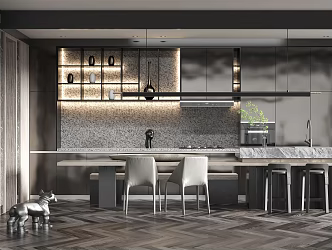 Modern Restaurant 3d model
