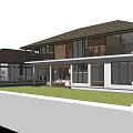 Modern Club Architecture Leisure Club 3d model