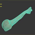 Terracotta Long Shaped Garden Ornament with Textured Surface and Holes on Dark Reflective Background