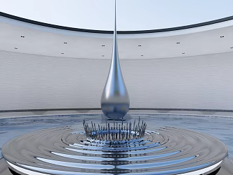 Modern Urban Sculpture 3d model