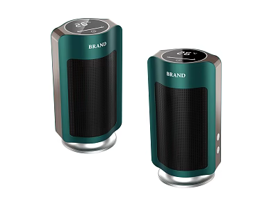 BRAND Green Wireless Bluetooth Speakers With Modern Design And Stereo Sound 3d model