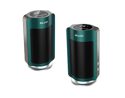 BRAND Green Wireless Bluetooth Speakers With Modern Design And Stereo Sound 3d model