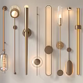 Simple wall lamp 3d model