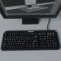 Lenovo Desktop Computer With Monitor And Keyboard Displaying 3D Model Design On Screen