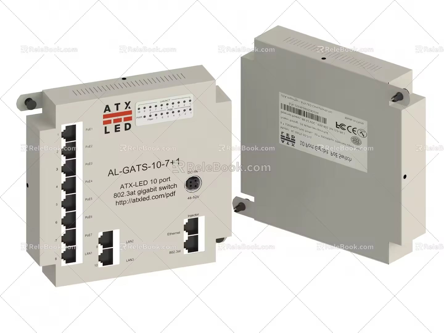Relay Power Management System Switch Fuse Resistance 3d model