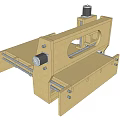 modern numerical control machine tool 3d model