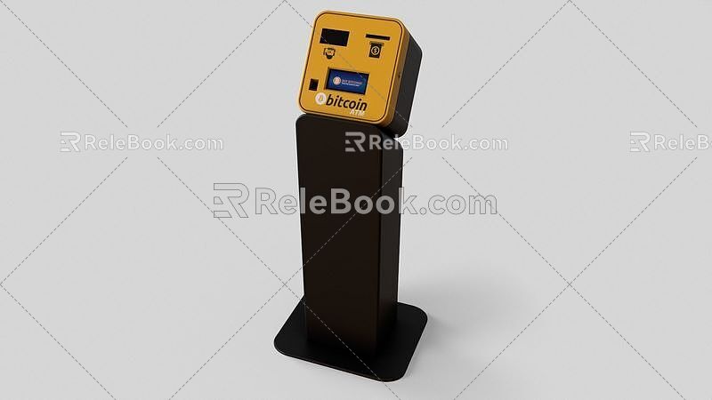 Bitcoin ATM Machine 3d model