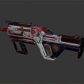 Modern Gun Sci-Fi Firearms Sci-Fi Game Gun Games Firearms Game Gun 3d model