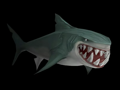 The Modern Shark 3d model The Modern Shark 3d model