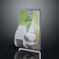 Glade White Air Freshener Dispenser With Hanging Mount And Fresh Scent Design