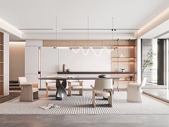 Modern Restaurant 3d model