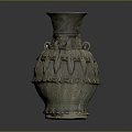 Modern Bottle Lotus Jar Jar 3d model