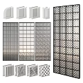Different Types Of Wall Decorative Panels And Glass Block Walls