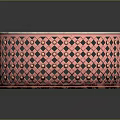 Art Supplies And Musical Instrument Storage Box With Marble Pattern Top Rose Gold Hollow Design