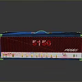 Black FENDER 5180 Electronic Amplifier With Control Knobs And Front Panel