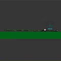 Three Dimensional Green Landscape Model With Terrain Paths And Facilities