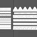 Gypsum Cornice Molding With Various Ornate Designs For Interior Ceiling And Wall Decor